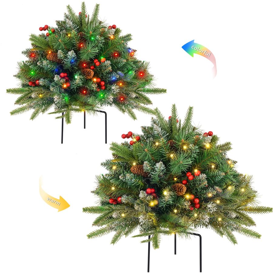 Christmas Tree Artificial - Pack Christmas Tree Urn Filler, Battery