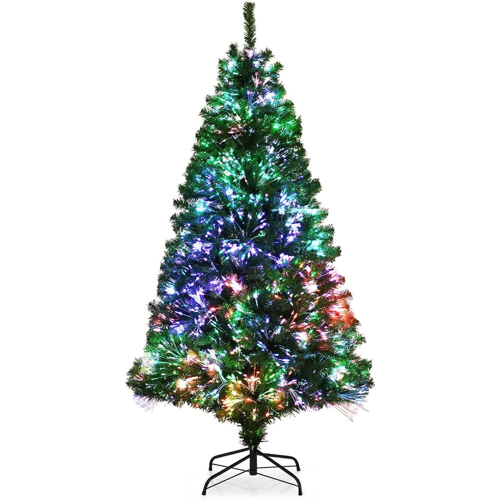 Christmas Tree Artificial - 6ft Pre-lit Premium Spruce Artificial Christmas