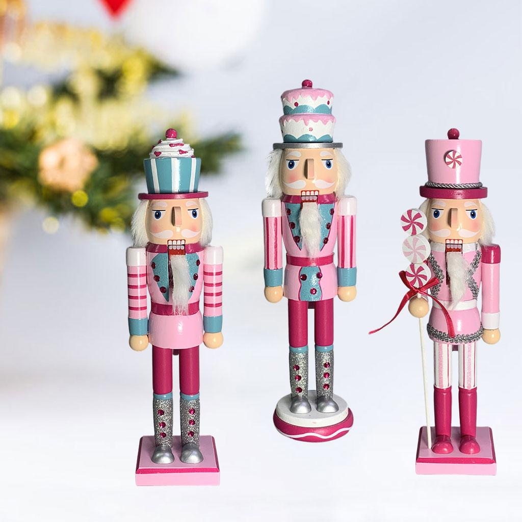 Nutcracker Figurine - Nutcracker Puppet Statue 35cm Wooden Soldier