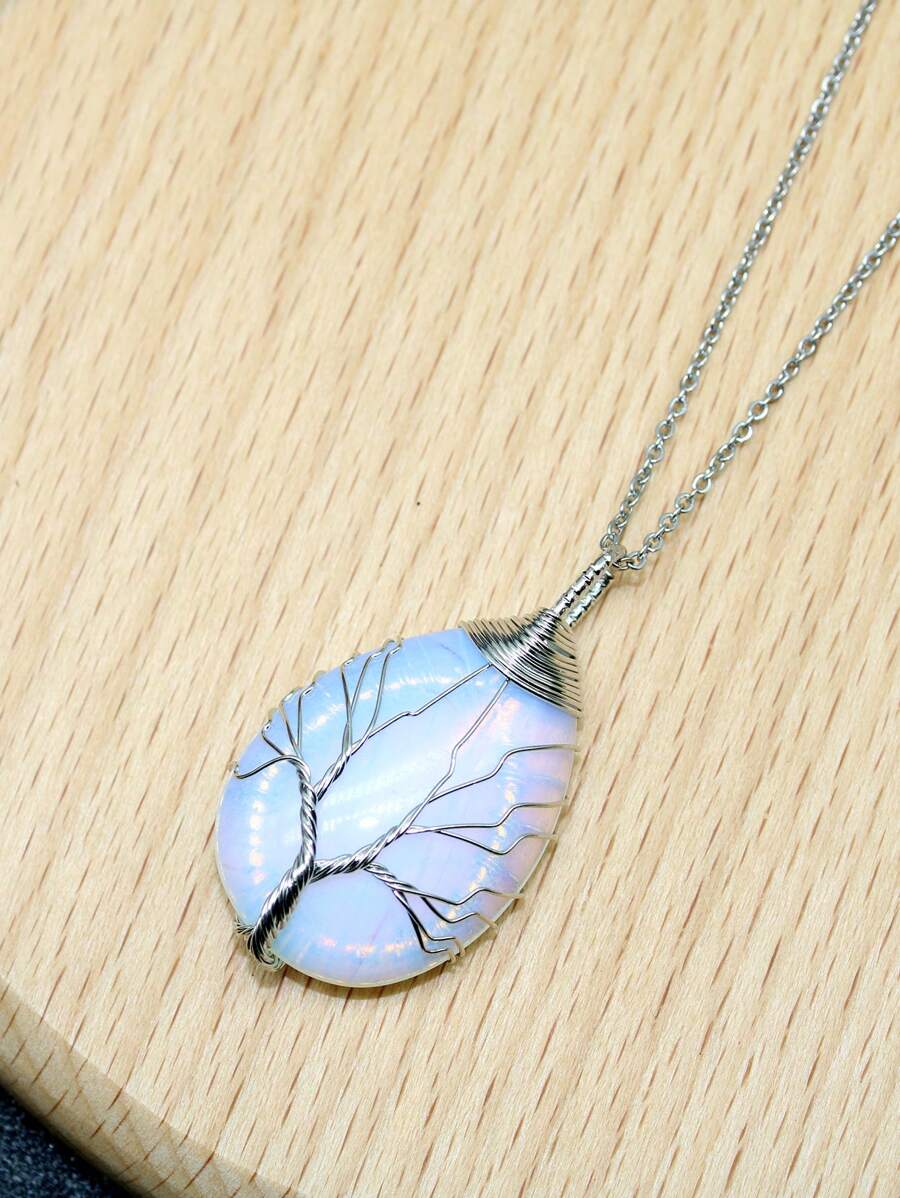 Gift Box Wrap Set - Tree Of Life Wire Wrap Pendant