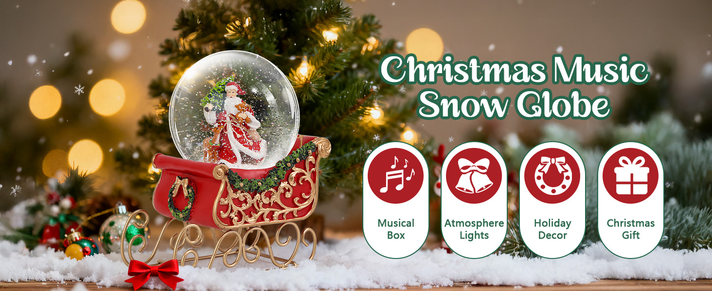 Christmas Snow Globe with Musi - Snow Globe Musical incelemesi ve fiyatı