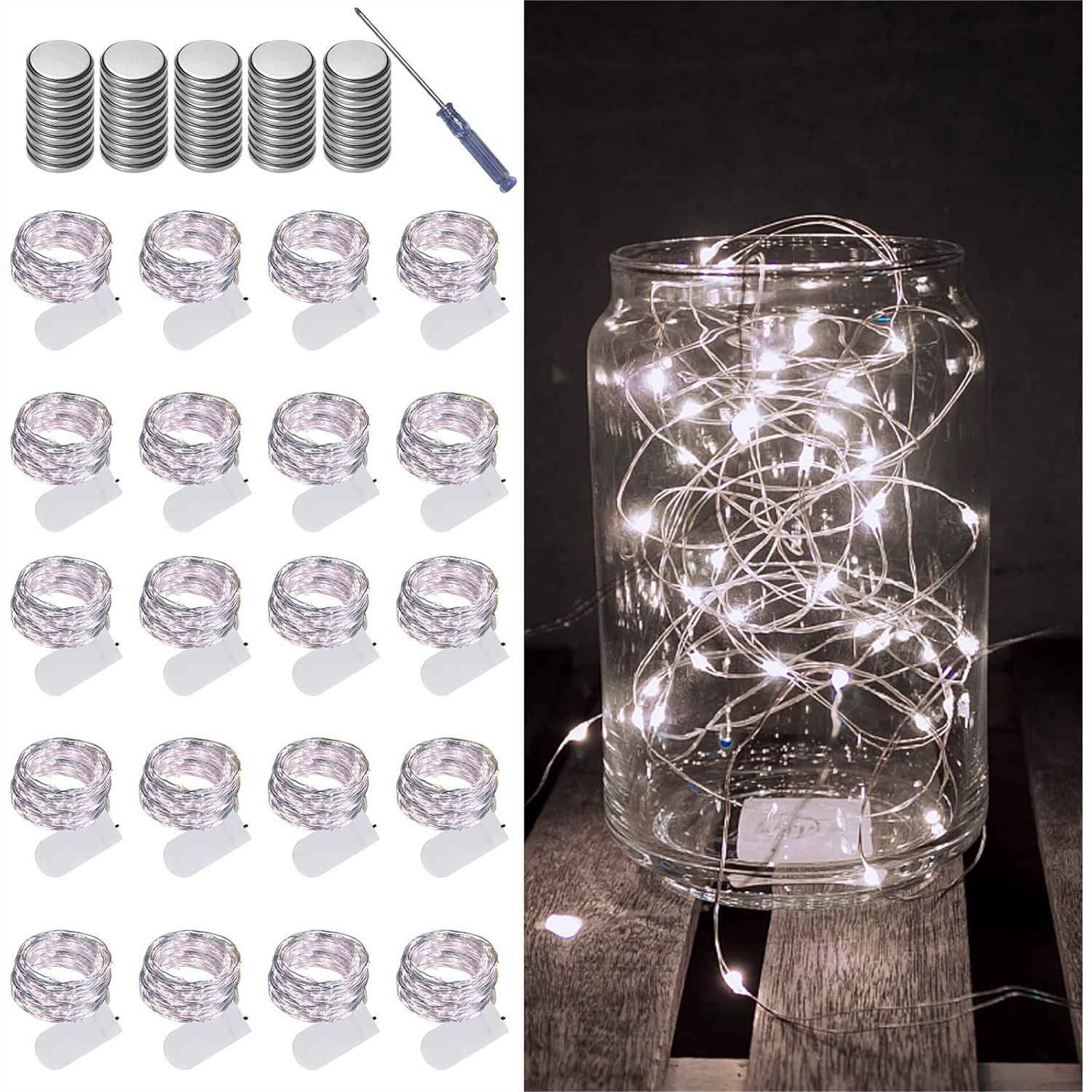 20 Pack Fairy Lights Battery O - Led Fairy String Lights incelemesi ve fiyatı