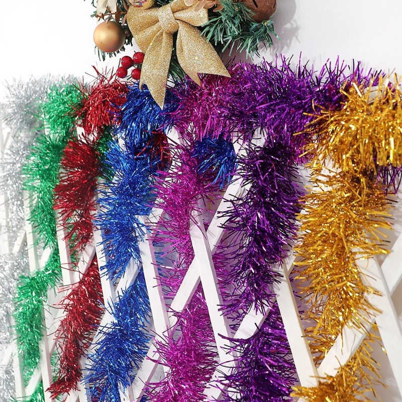 1.5/30M Long Bold Thicked Stri - Tinsel Garland Decoration incelemesi ve fiyatı