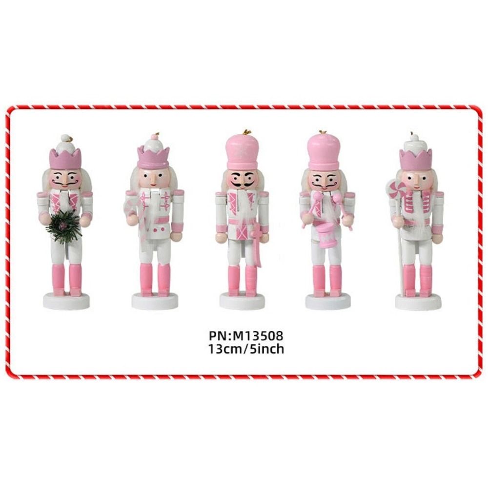 5PCS Macarone Powder Christmas - Nutcracker Figurine incelemesi ve fiyatı