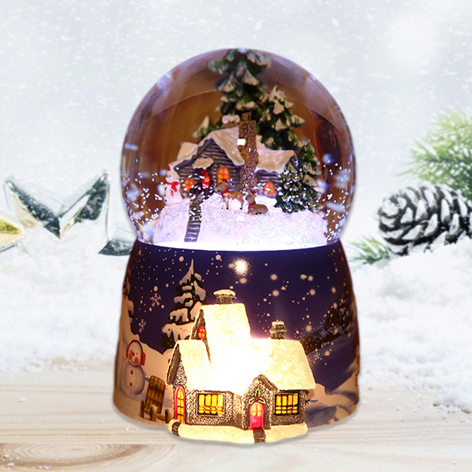 1 Pcs Resin Music Box Crystal  - Snow Globe Musical incelemesi ve fiyatı