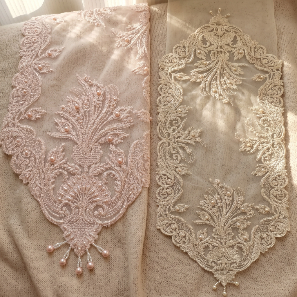 Pink Lace Table Runners Luxury - Christmas Table Runner incelemesi ve fiyatı