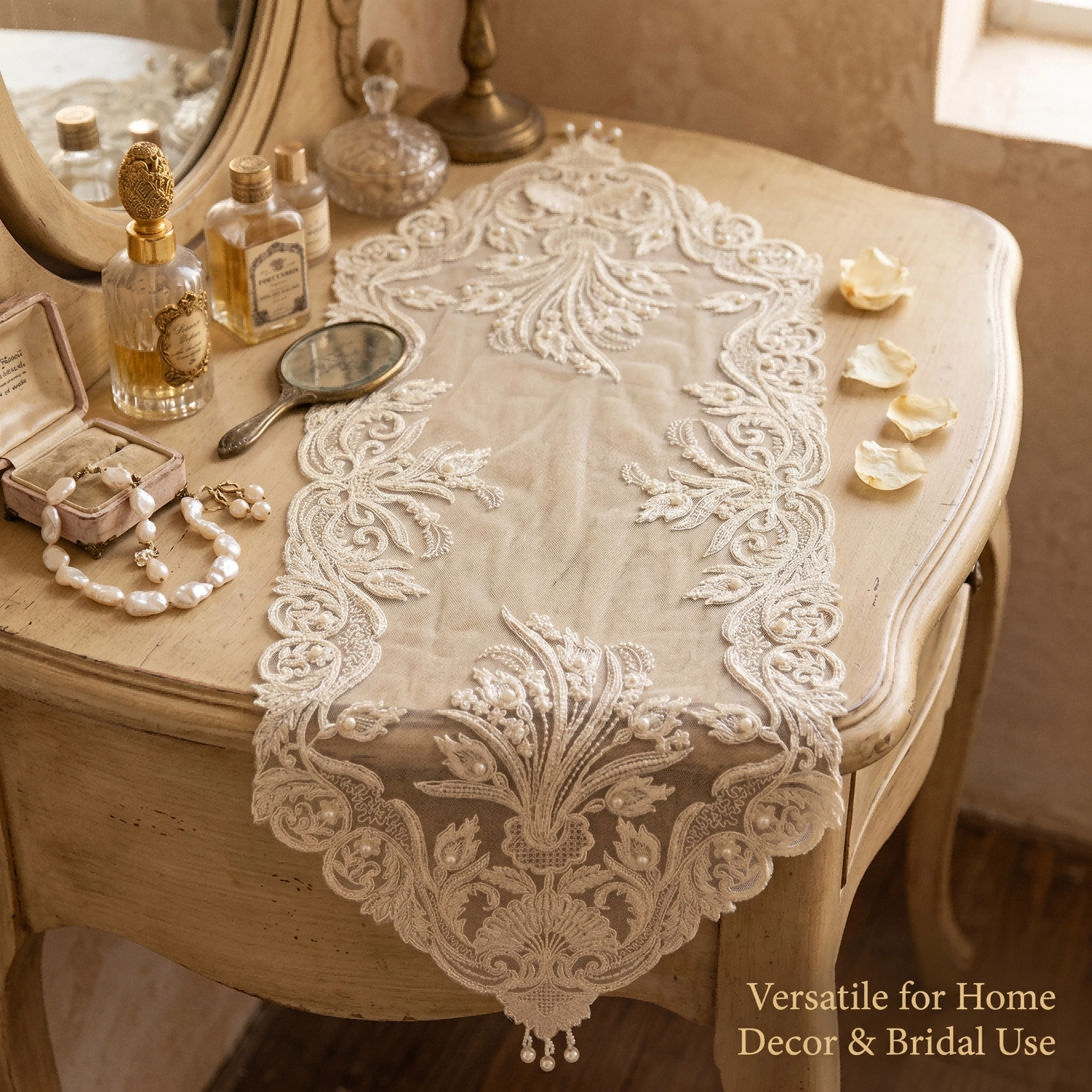 Pink Lace Table Runners Luxury - Christmas Table Runner incelemesi ve fiyatı