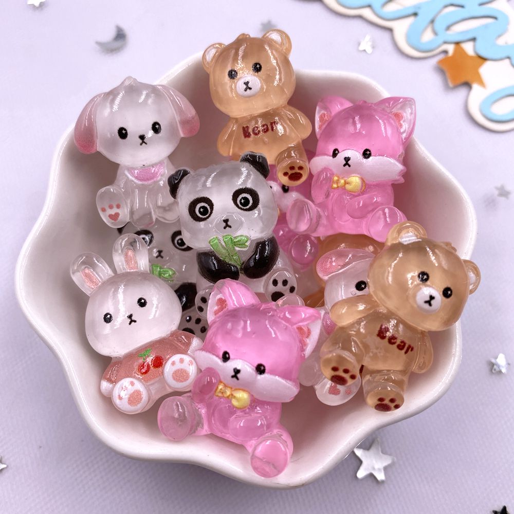 10PCS Resin Kawaii Colorful Ca - Nutcracker Figurine incelemesi ve fiyatı