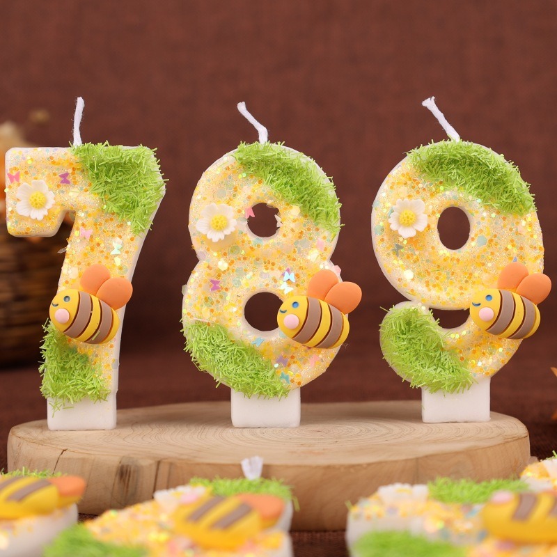 Green Yellow Bee Digital Candl - Holiday Candle Set incelemesi ve fiyatı