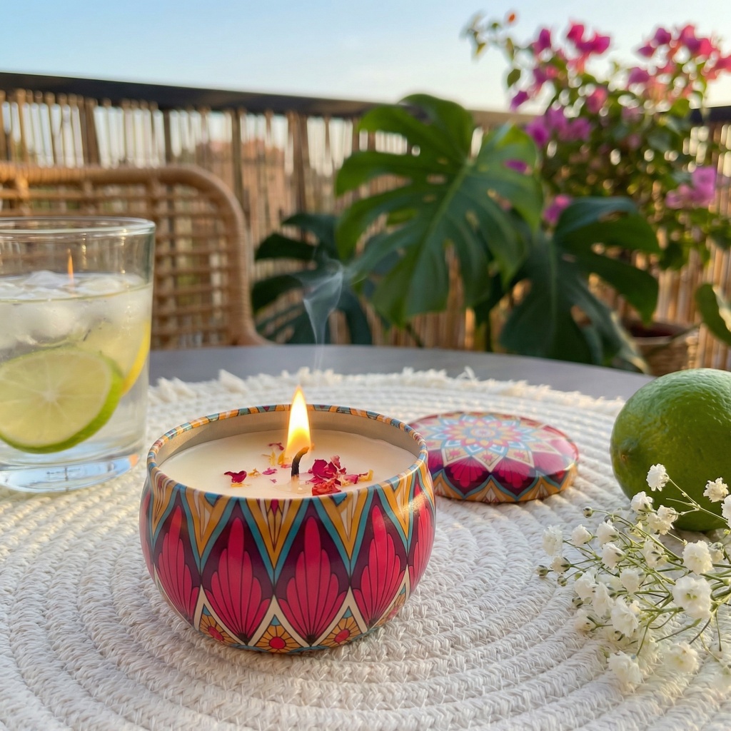 1pc Scented Candle Set With Co - Holiday Candle Set incelemesi ve fiyatı