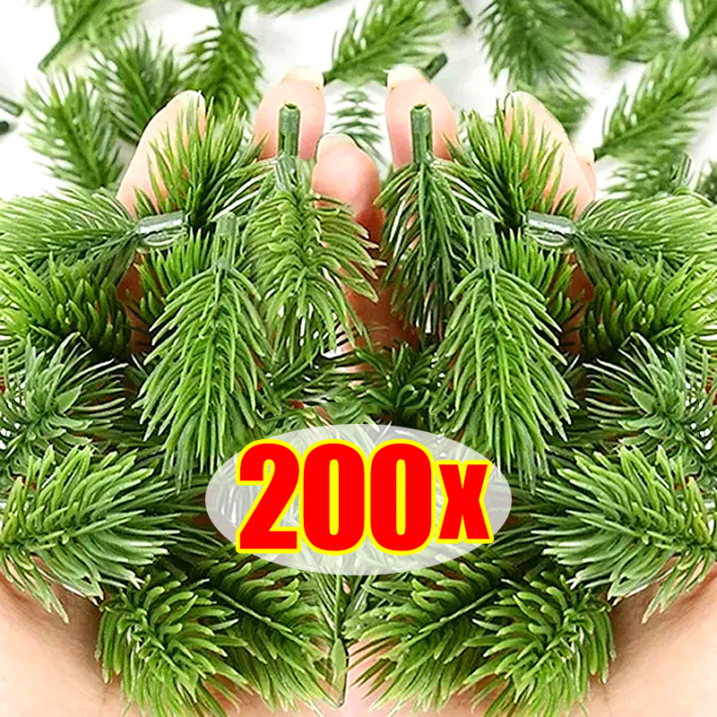 200/10Pcs Artificial Pine Need - Christmas Tree Artificial incelemesi ve fiyatı