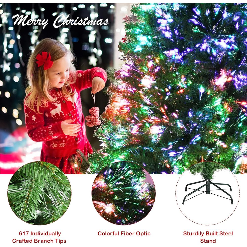 6ft Pre-lit Premium Spruce Art - Christmas Tree Artificial incelemesi ve fiyatı
