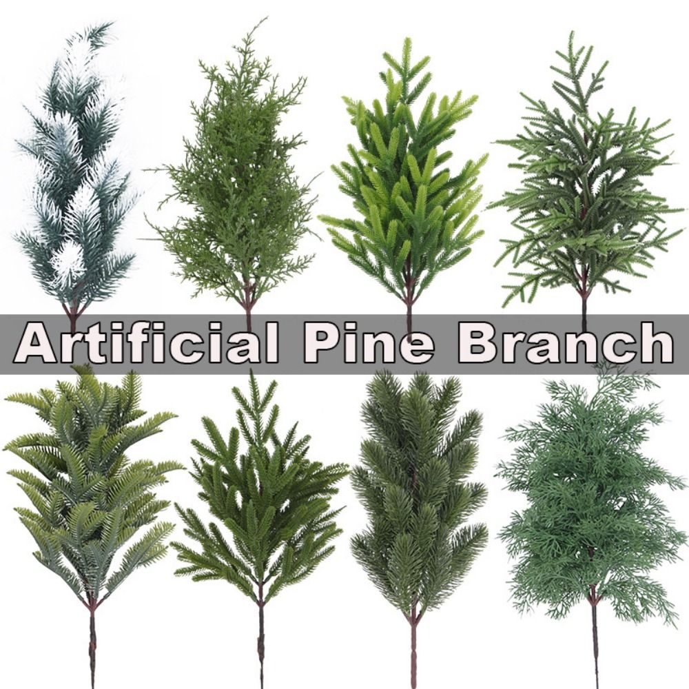 Green Artificial Pine Branch C - Christmas Wreath Fake incelemesi ve fiyatı