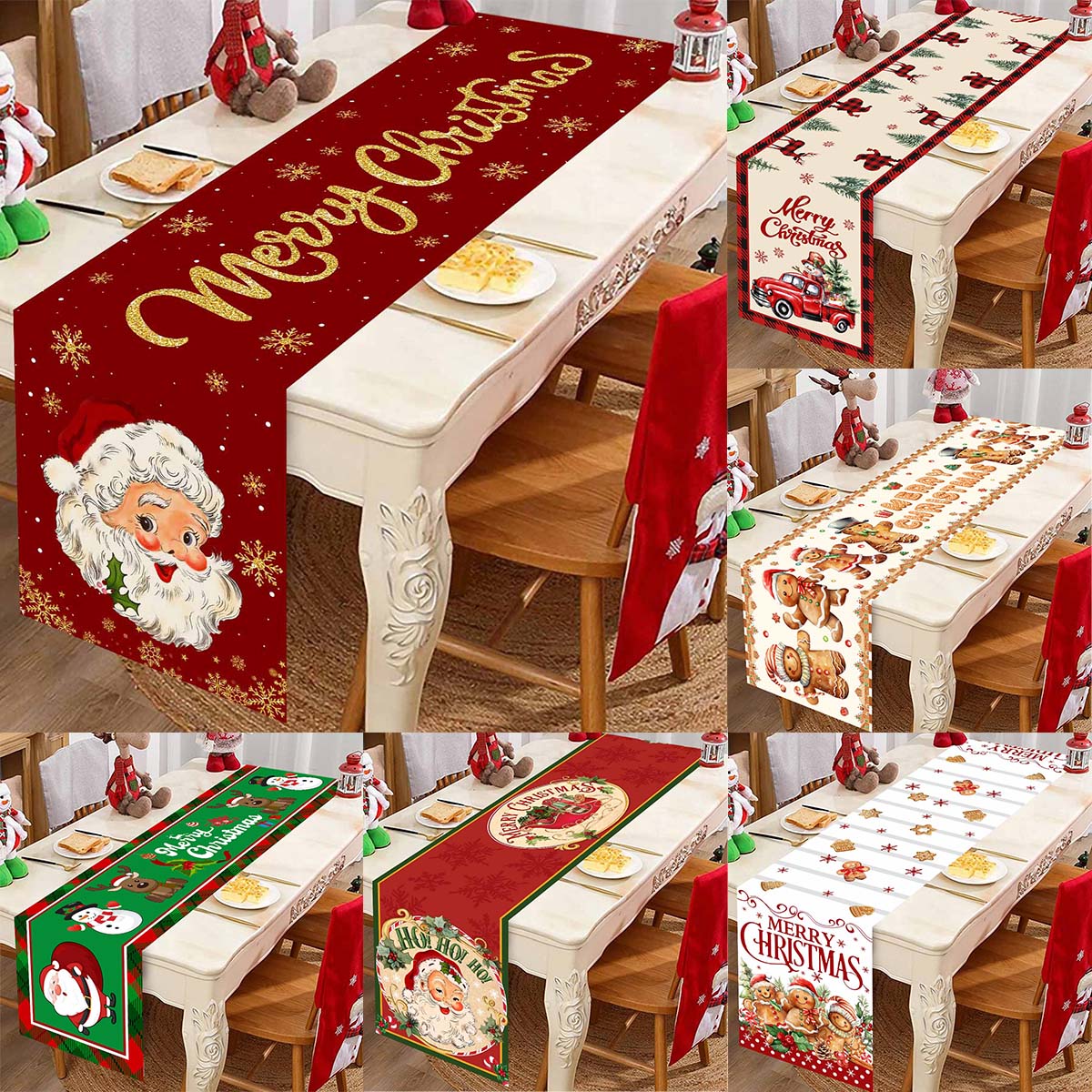 Christmas Santa Clause Polyest - Christmas Table Runner incelemesi ve fiyatı