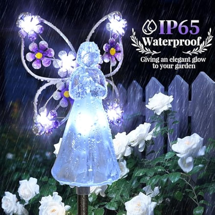 Solar Angel Garden Stake Light - Christmas Lights Outdoor incelemesi ve fiyatı