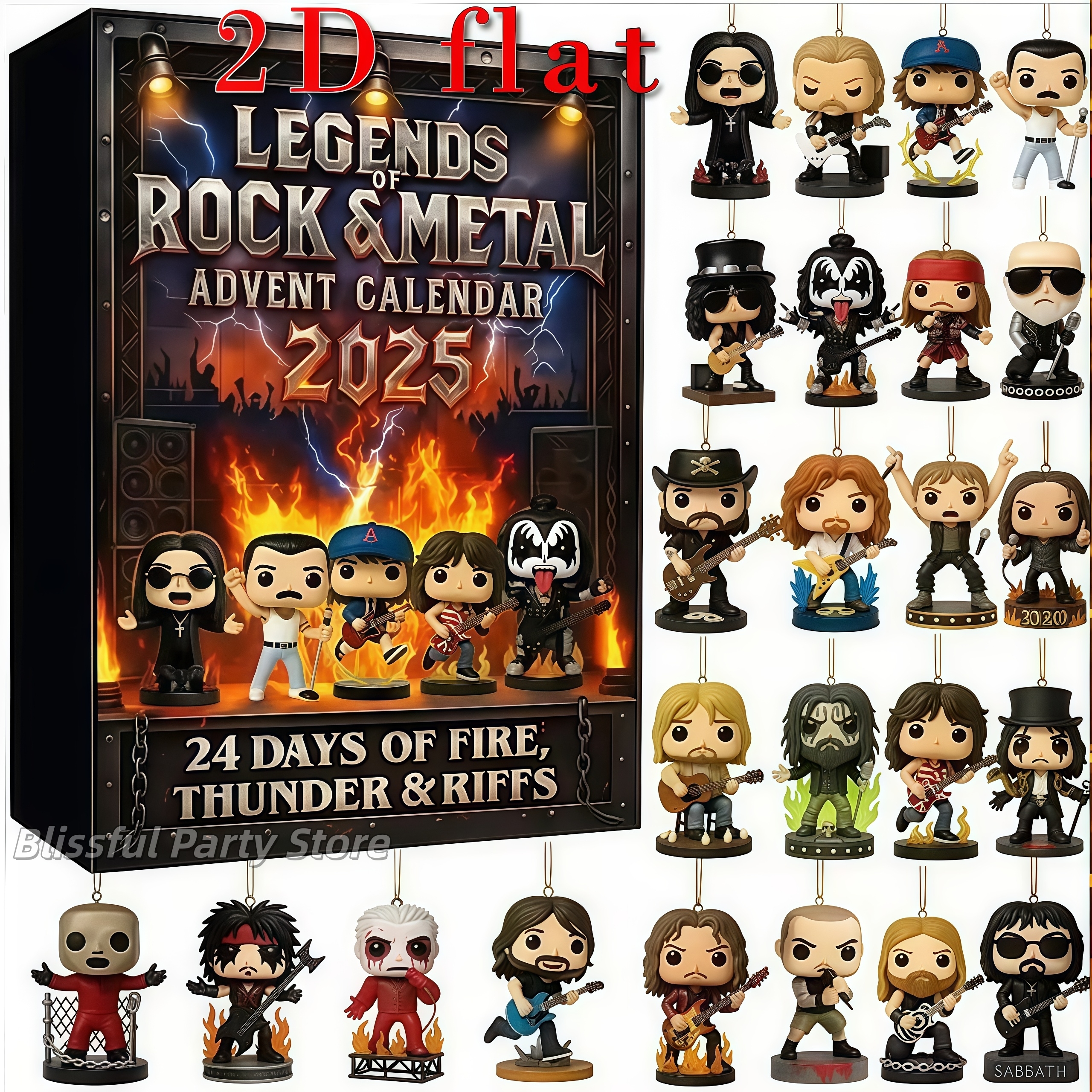 Rock and Metal Advent Calendar - Advent Calendar Gift incelemesi ve fiyatı