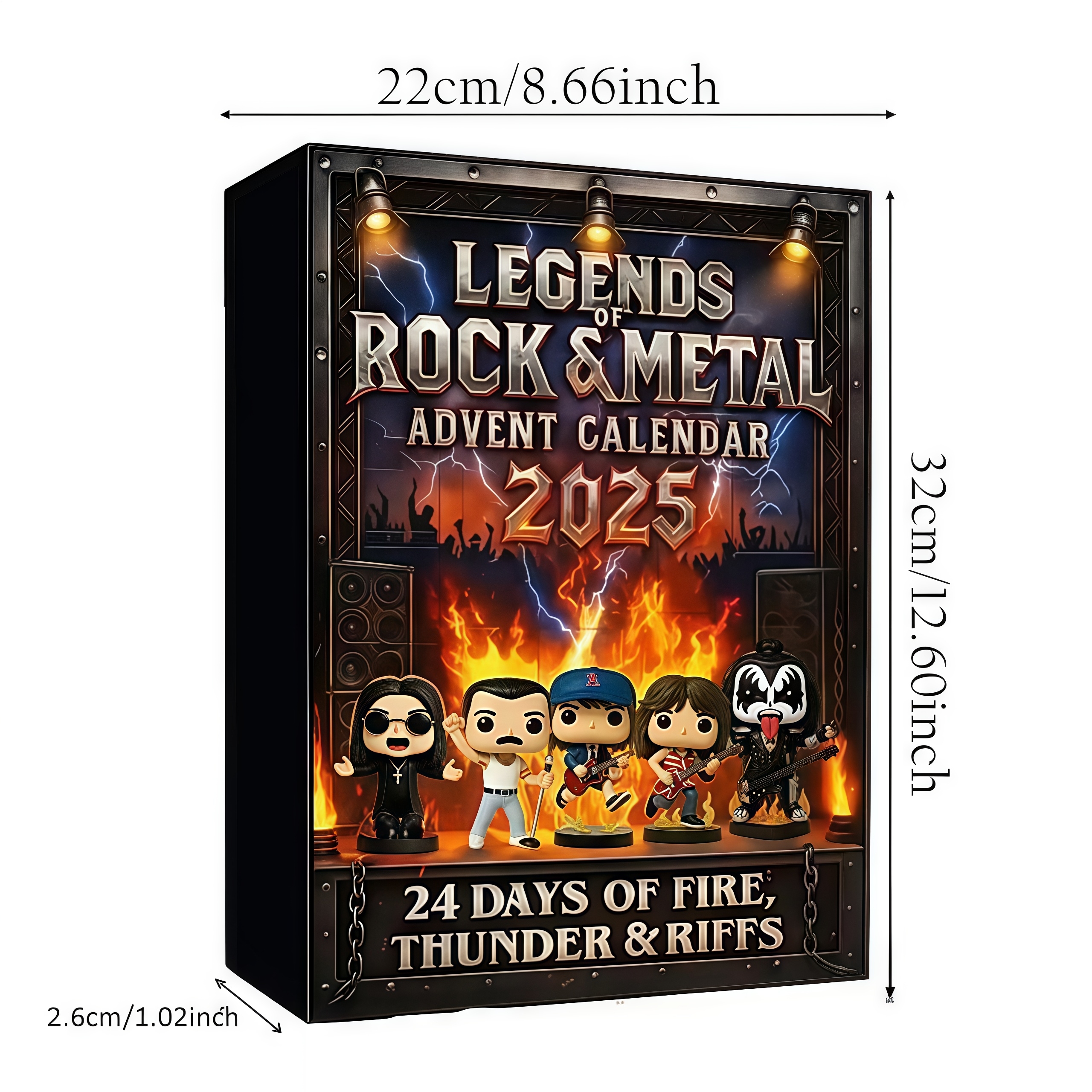 Rock and Metal Advent Calendar - Advent Calendar Gift incelemesi ve fiyatı