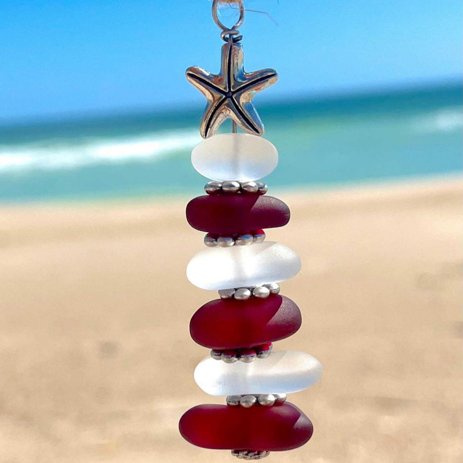 Christmas Sea Glass Ornaments  - Christmas Stocking Hanging incelemesi ve fiyatı