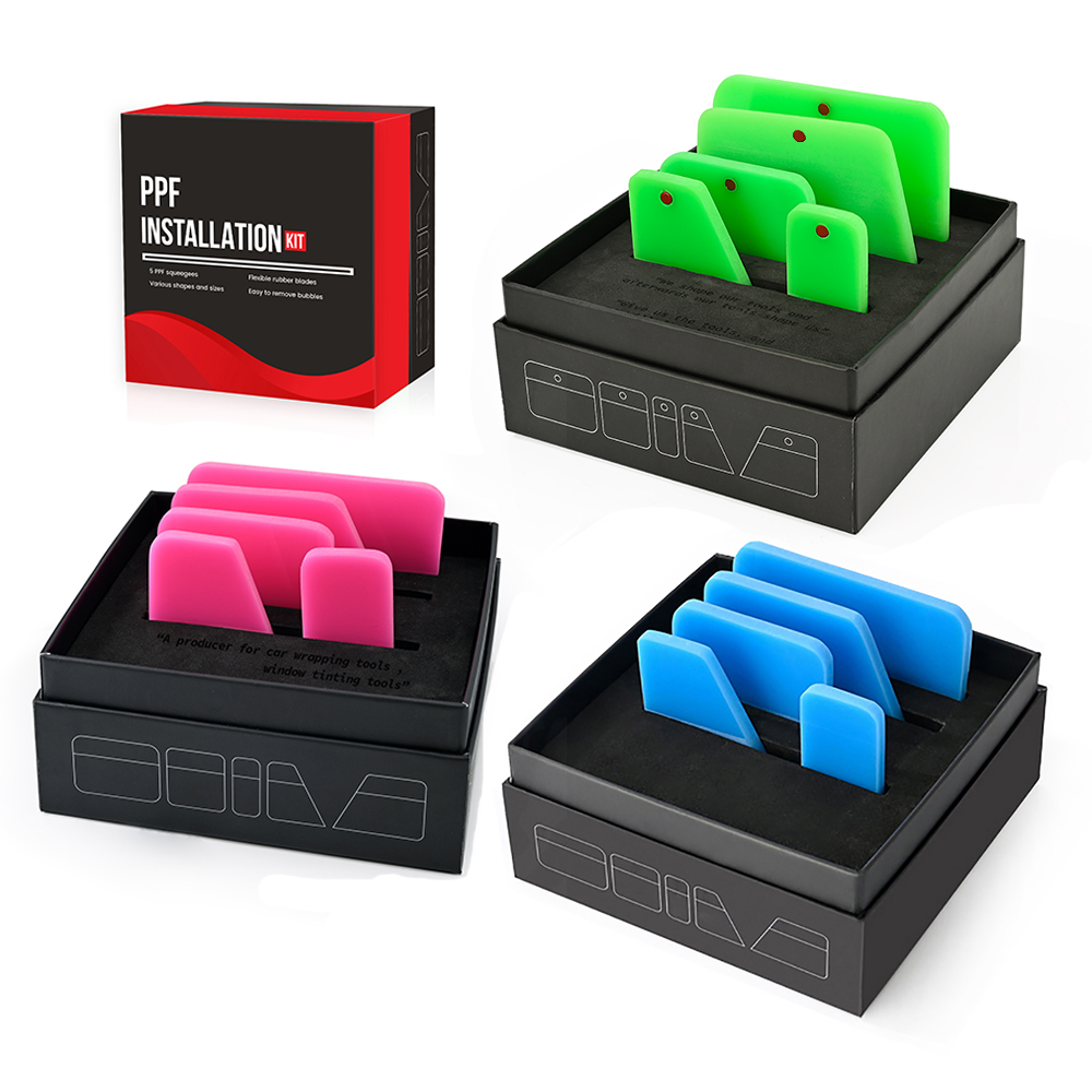 FOSHIO 5PCS Rubber Squeegee Se - Gift Box Wrap Set incelemesi ve fiyatı