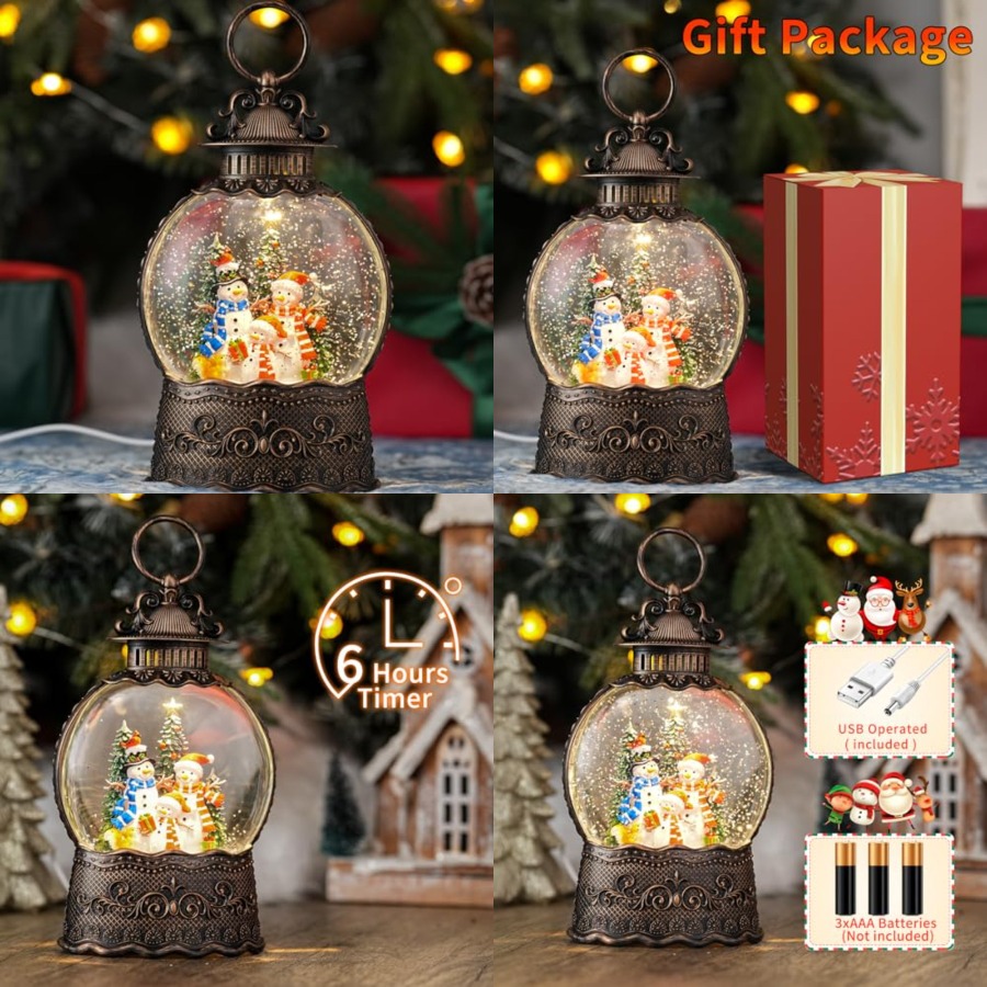 Snow Globe with, Light Up Chri - Snow Globe Musical incelemesi ve fiyatı