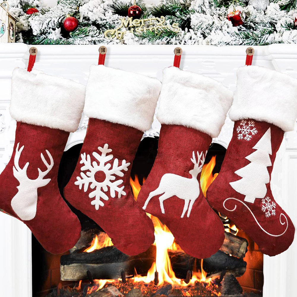 46Cm Plush Big Christmas Socks - Christmas Stocking Hanging incelemesi ve fiyatı