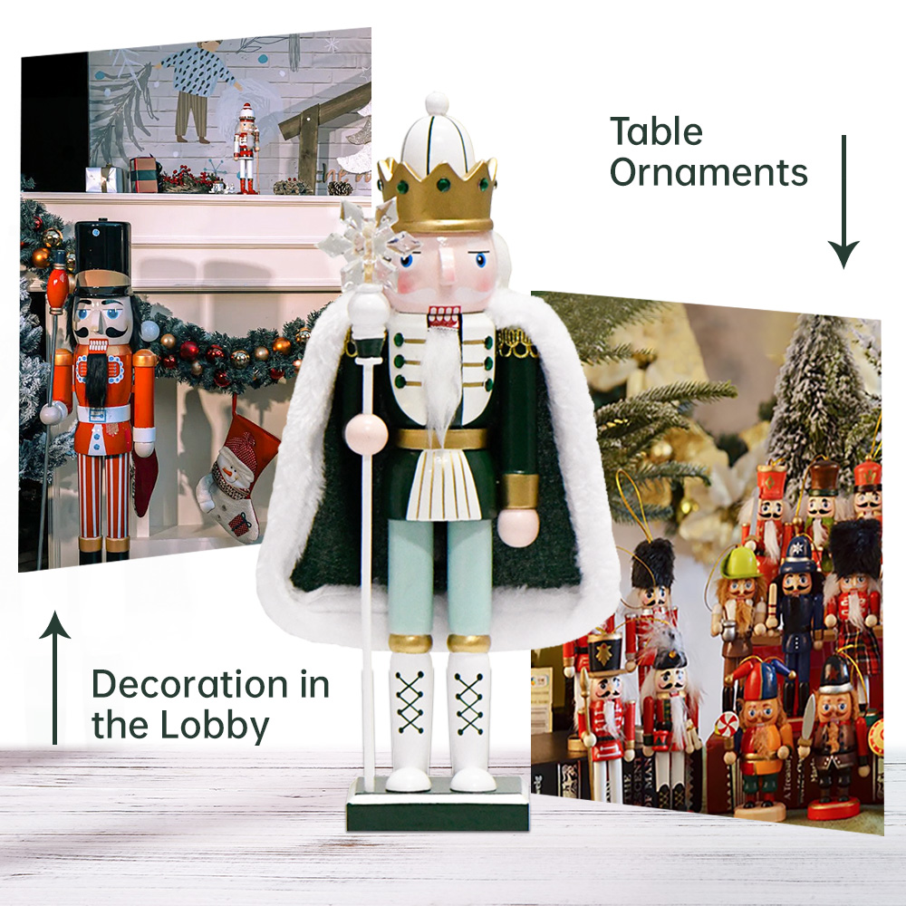 30CM Nutcracker snowflake cape - Nutcracker Figurine incelemesi ve fiyatı