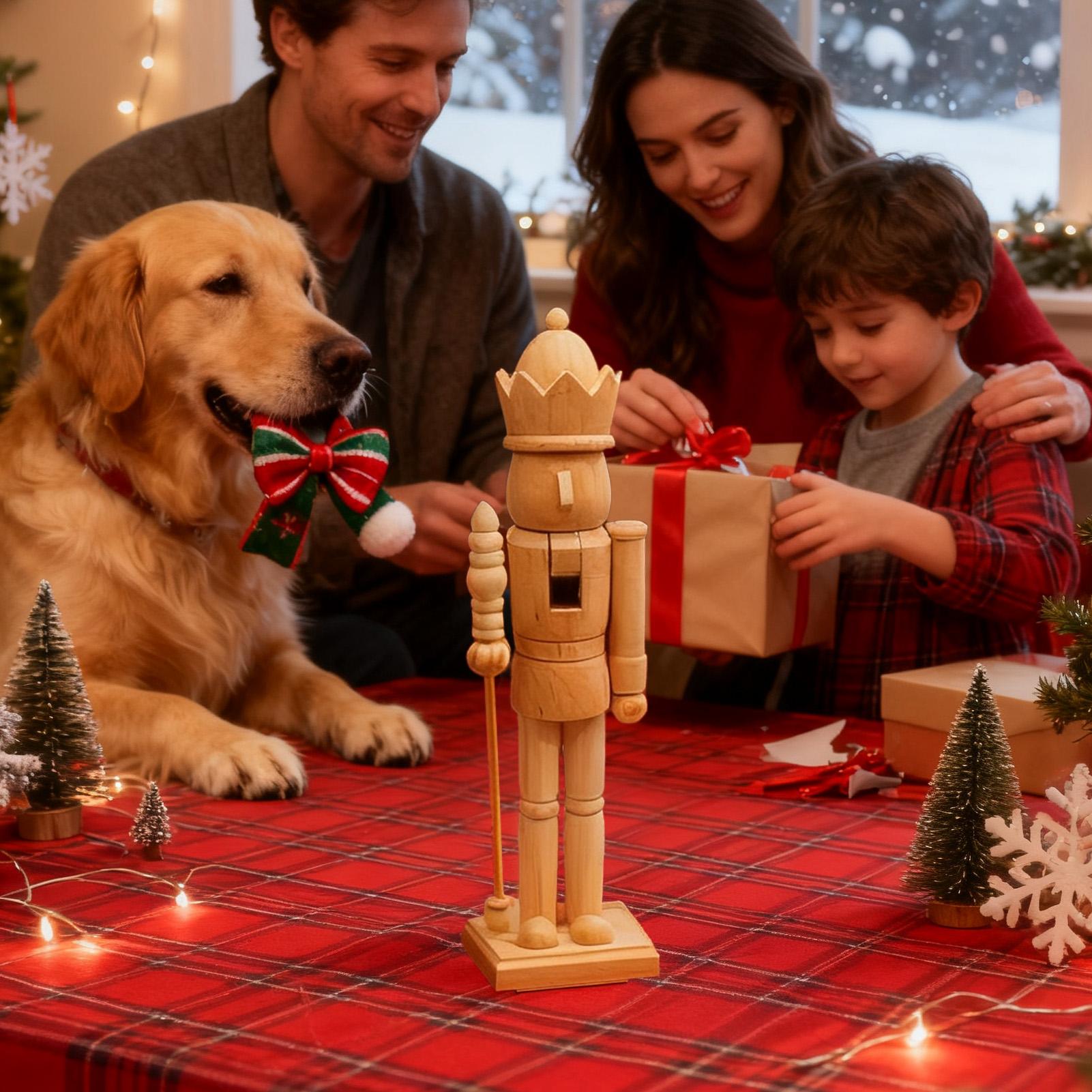 Nutcrackers Figures 38cm Woode - Nutcracker Figurine incelemesi ve fiyatı