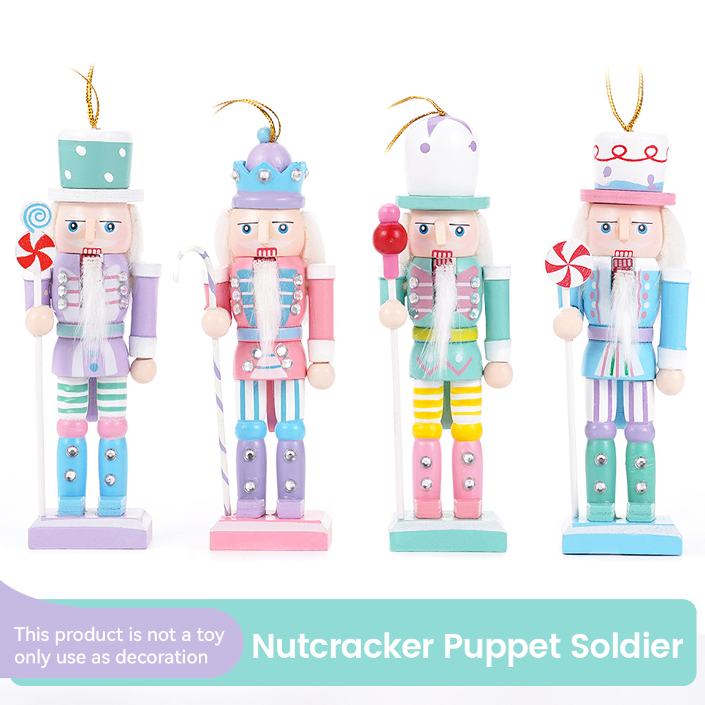 4PCS Macaron Candy Series Nutc - Nutcracker Figurine incelemesi ve fiyatı