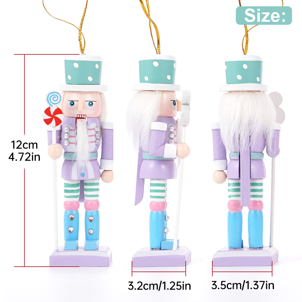 4PCS Macaron Candy Series Nutc - Nutcracker Figurine incelemesi ve fiyatı