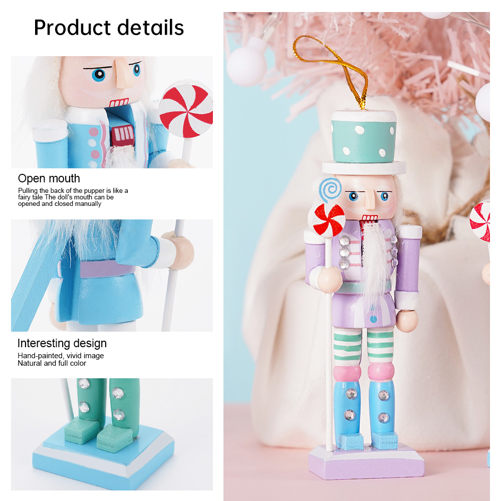4PCS Macaron Candy Series Nutc - Nutcracker Figurine incelemesi ve fiyatı