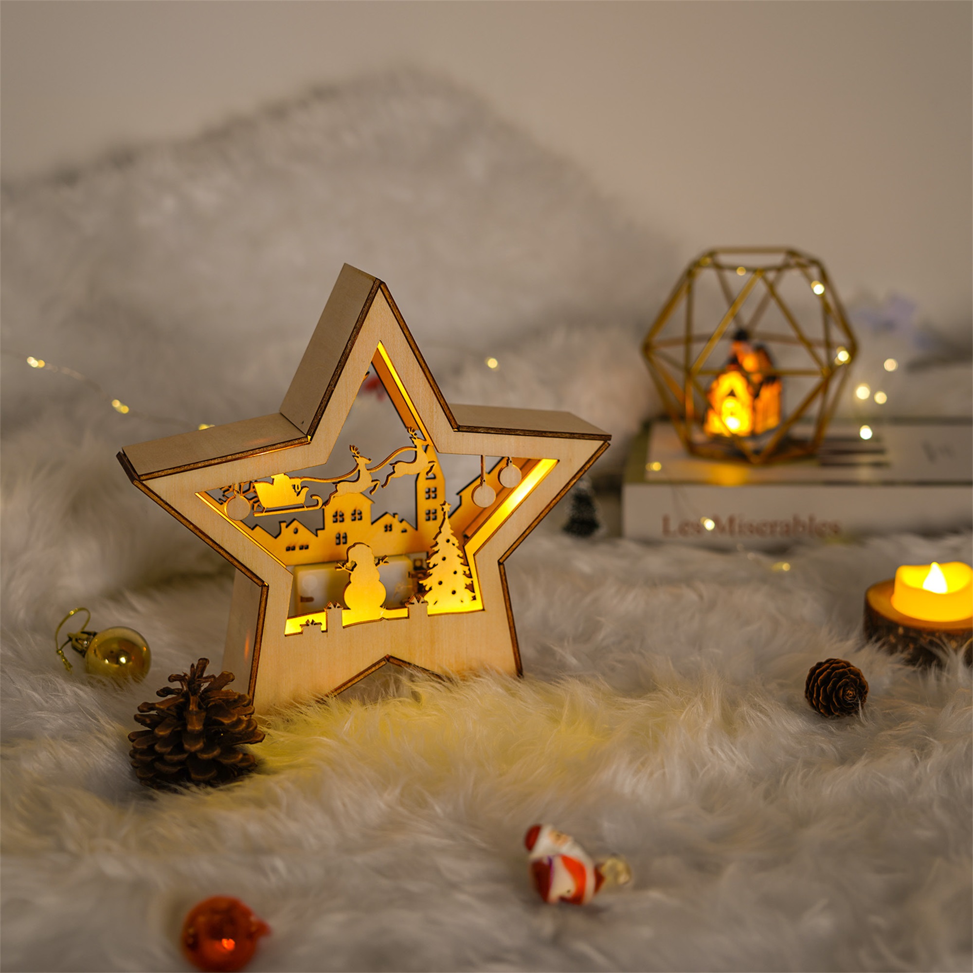 LED Lighted Star Christmas Tre - Star Tree Topper incelemesi ve fiyatı