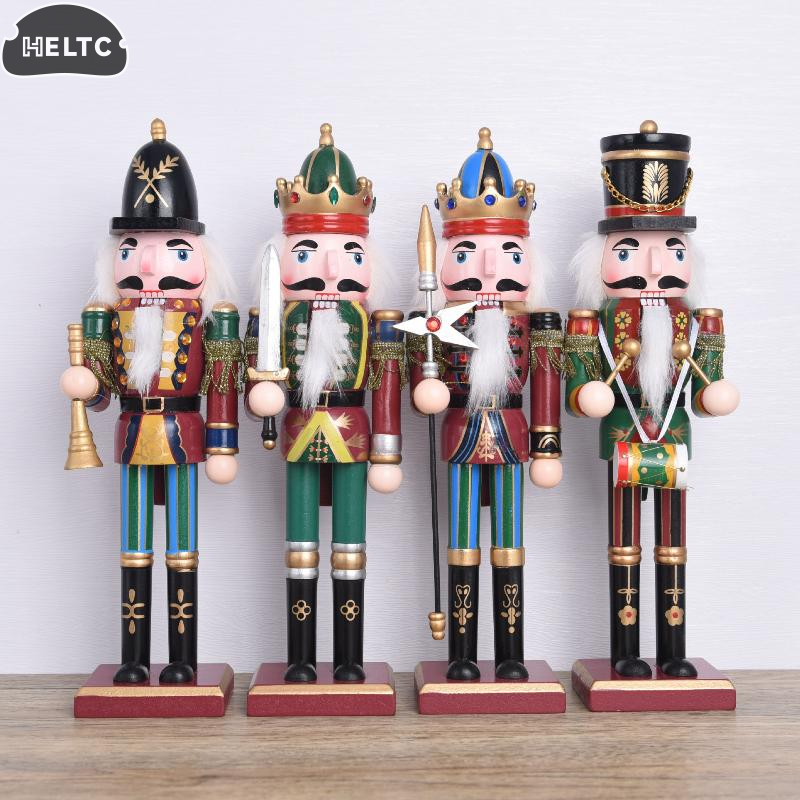 1Pcs 30CM Cartoon Walnut Soldi - Nutcracker Figurine incelemesi ve fiyatı