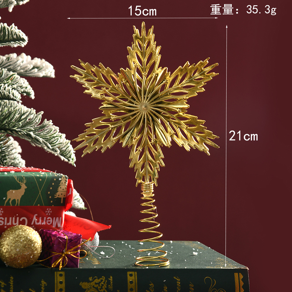 Gold Glitter Metal Tree Topper - Star Tree Topper incelemesi ve fiyatı