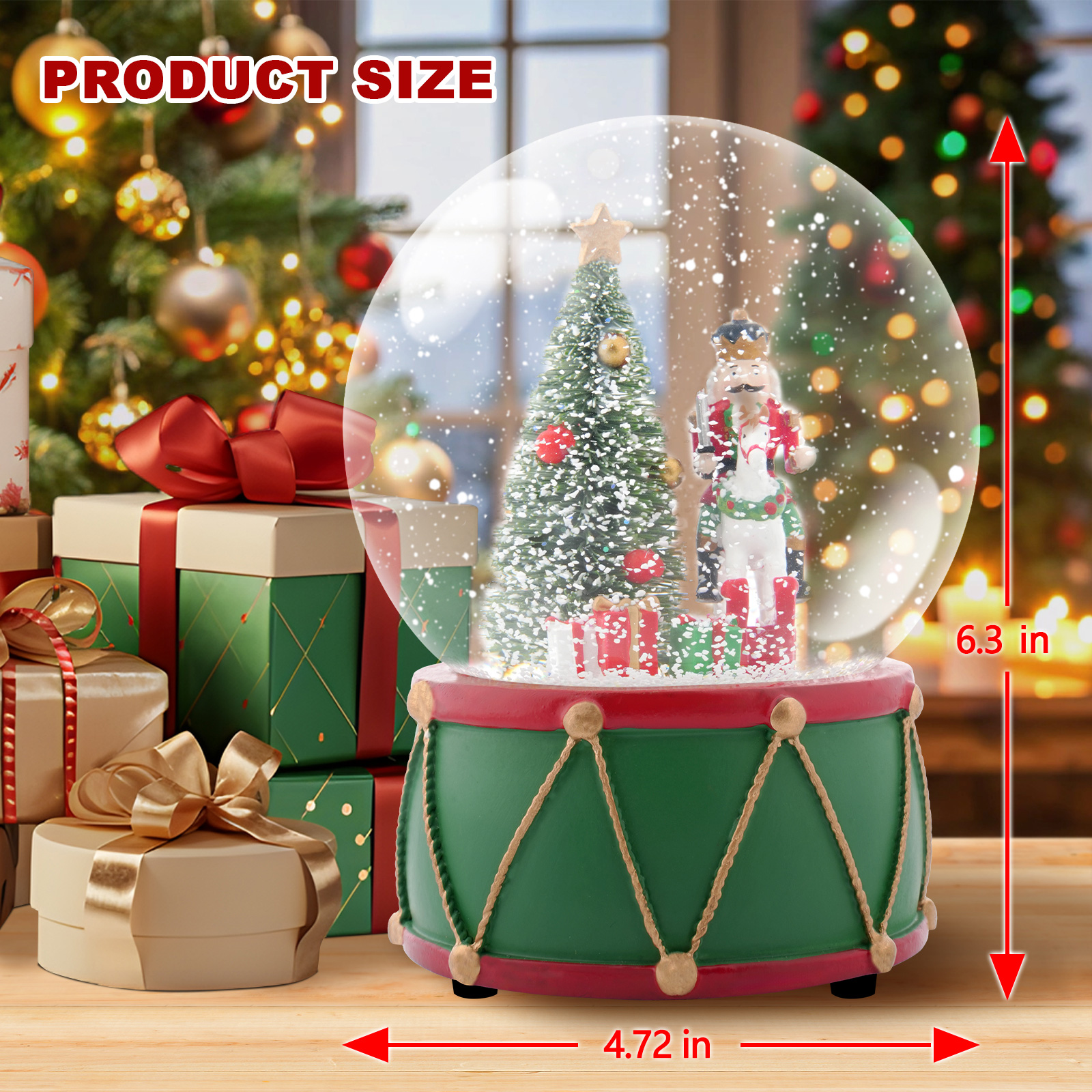 Christmas Music Snow Globe wit - Snow Globe Musical incelemesi ve fiyatı