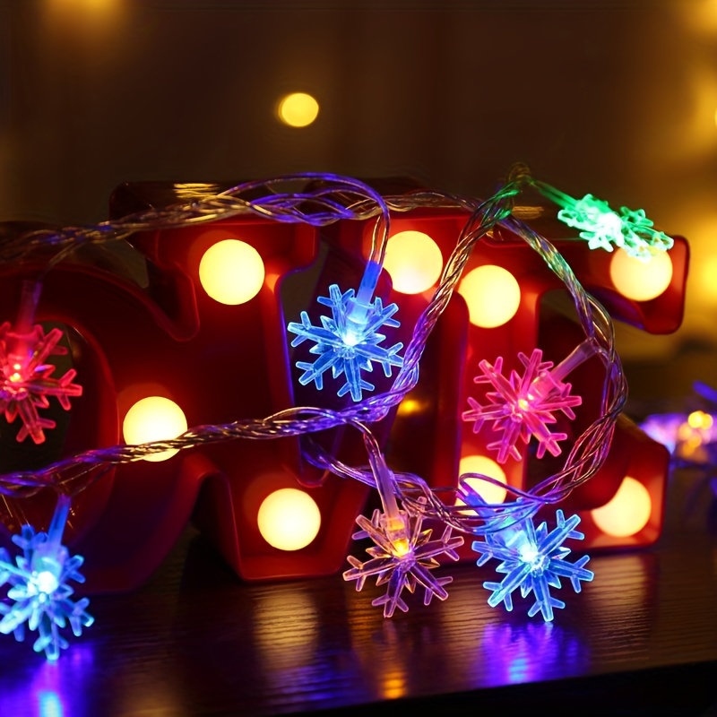 3m LED Snowflake Curtain Light - Led Fairy String Lights incelemesi ve fiyatı
