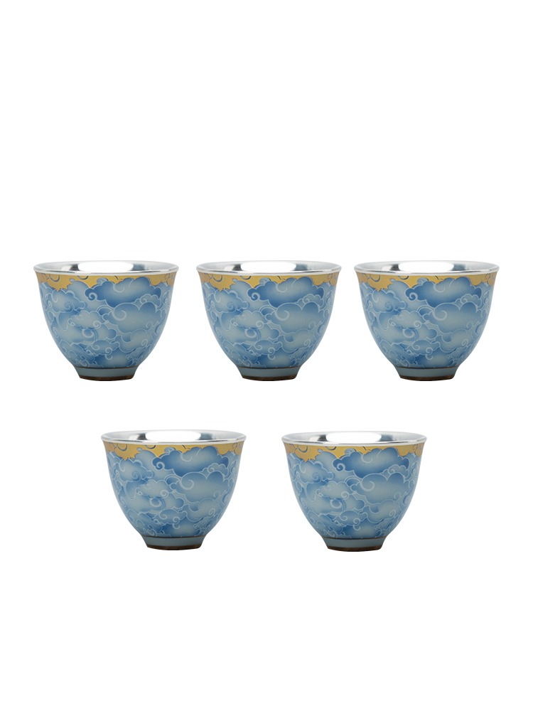 Porcelain wrapped silver cup,  - Gift Box Wrap Set incelemesi ve fiyatı