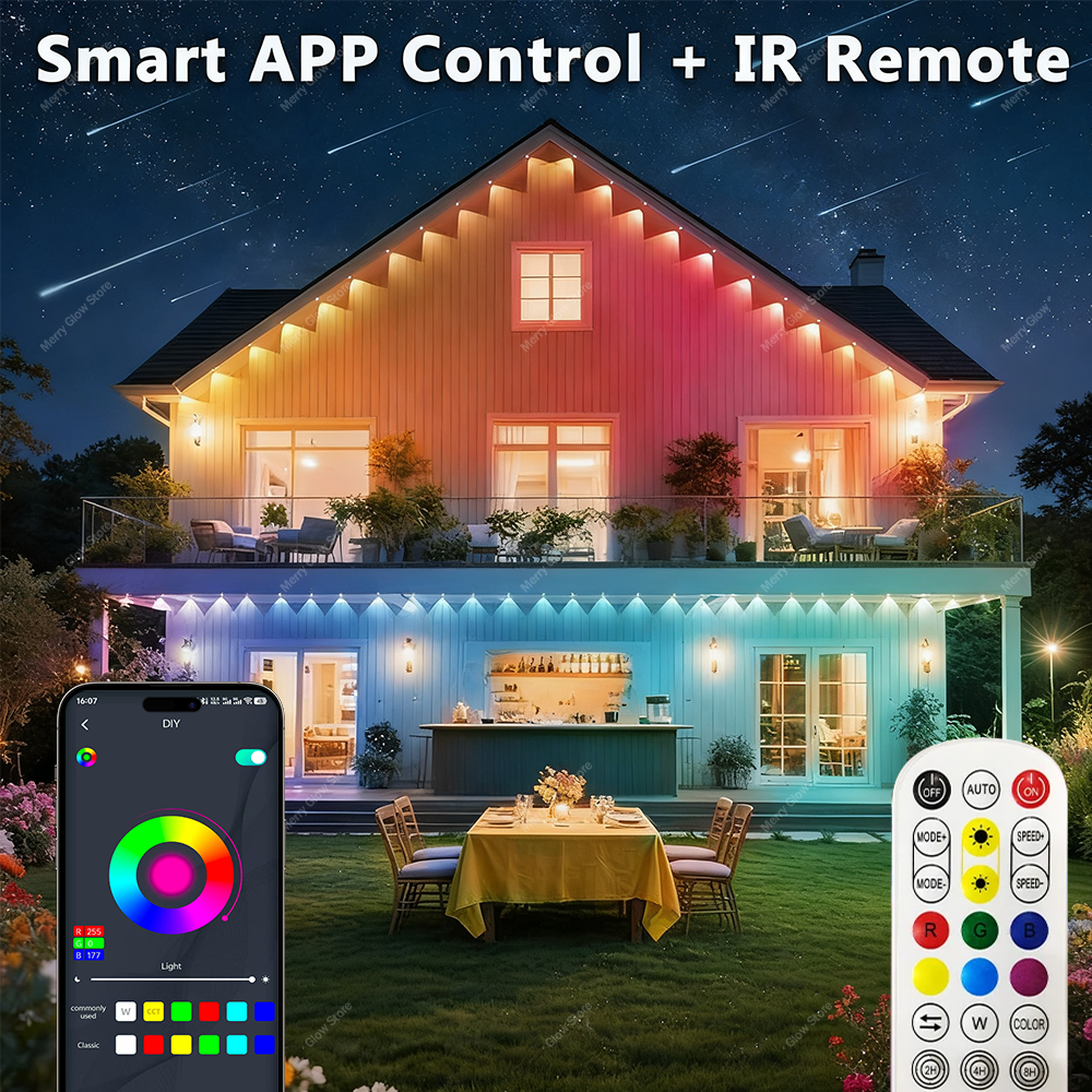 Permanent Outdoor Eave Lights  - Led Fairy String Lights incelemesi ve fiyatı