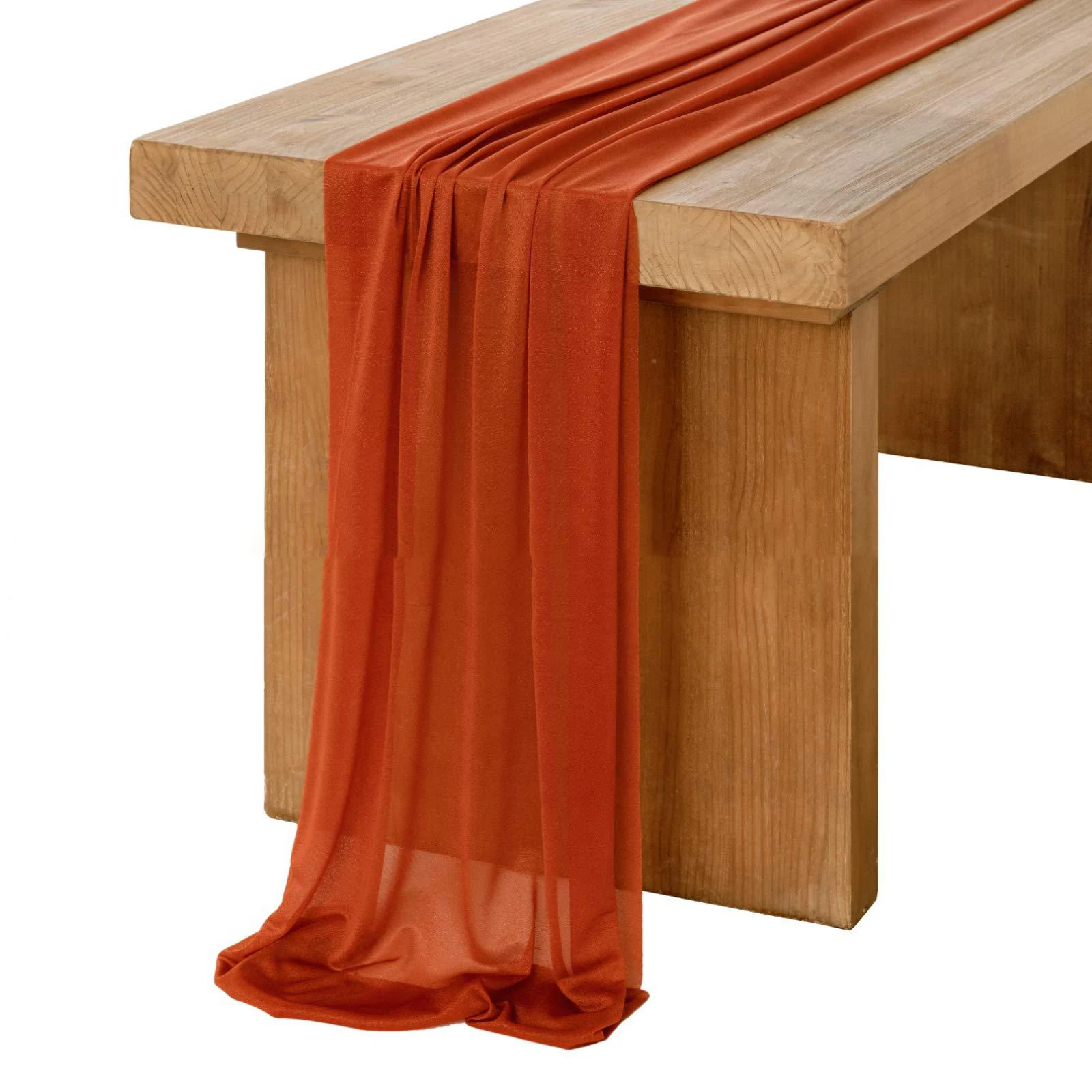 Chiffon White Table Runner Tab - Christmas Table Runner incelemesi ve fiyatı