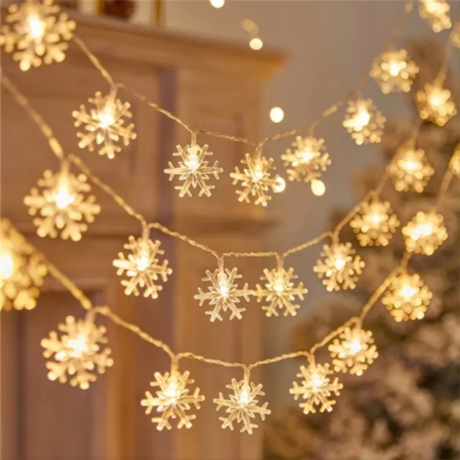 10/20/40 LED Snowflake String  - Led Fairy String Lights incelemesi ve fiyatı