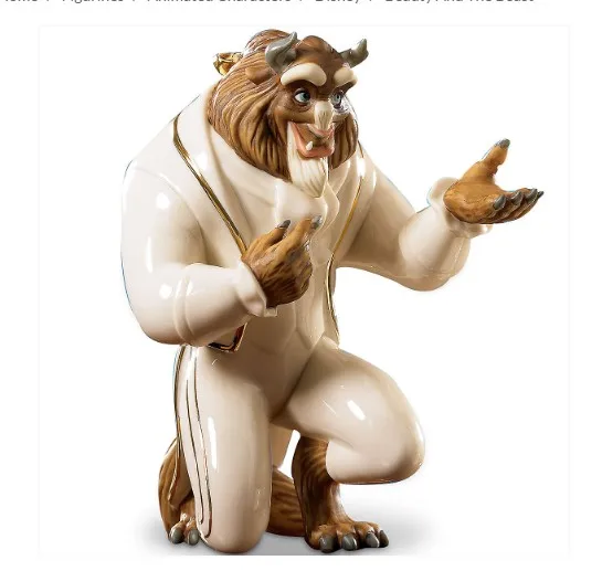 American Gilt Beauty And Beast - Nutcracker Figurine incelemesi ve fiyatı