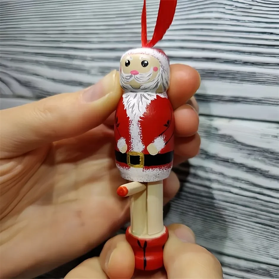 Funny Wooden Santa Stocking Fi - Christmas Stocking Hanging incelemesi ve fiyatı