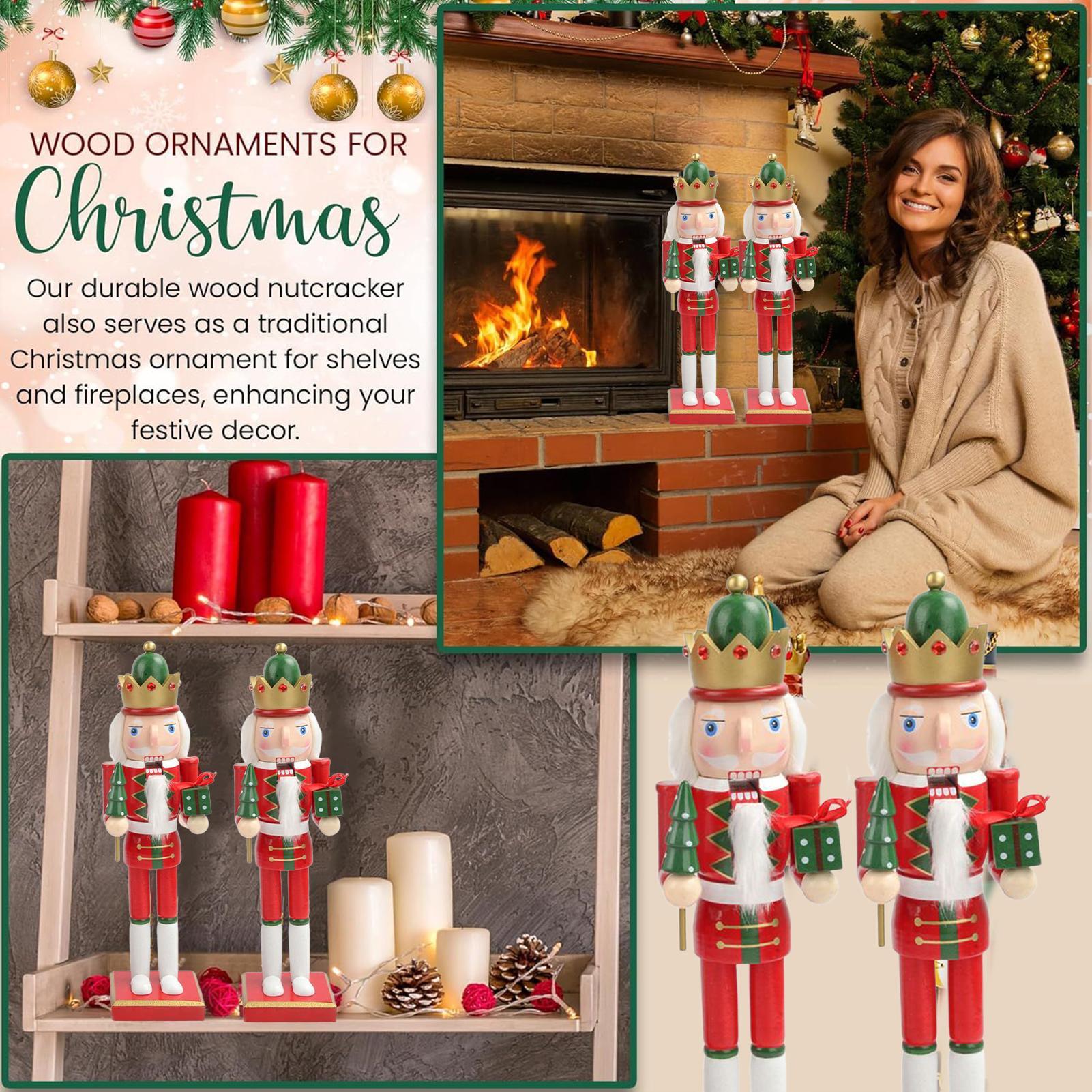 Wooden Nutcracker 15 Inch Wood - Nutcracker Figurine incelemesi ve fiyatı