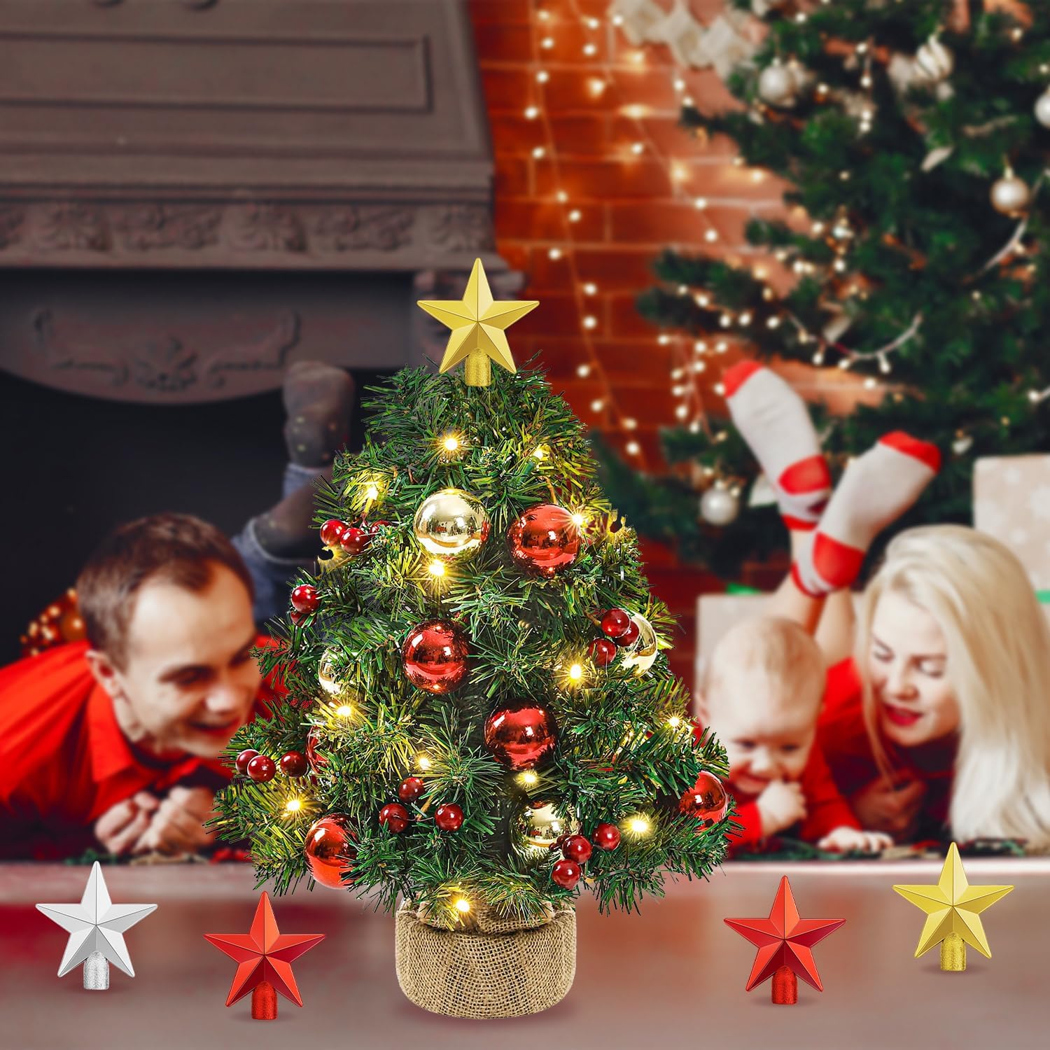 Mini Christmas Tree Topper Sma - Star Tree Topper incelemesi ve fiyatı