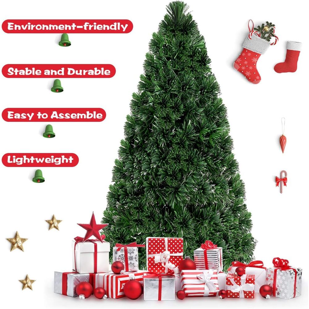 6ft Pre-Lit Artificial Christm - Christmas Tree Artificial incelemesi ve fiyatı