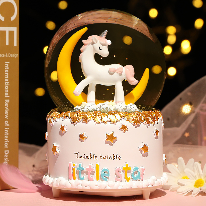 New Crystal Ball Music Box Gir - Snow Globe Musical incelemesi ve fiyatı